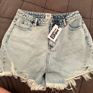 Princess Polly Anne Denim Shorts US 8/AU 12